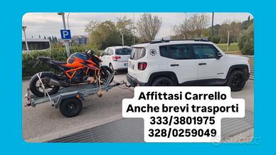carrello porta moto 