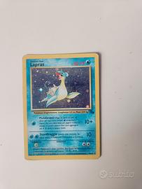 carta Pokémon vintage Lapras Fossil