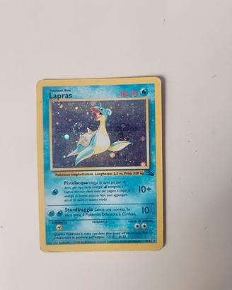 carta Pokémon vintage Lapras Fossil