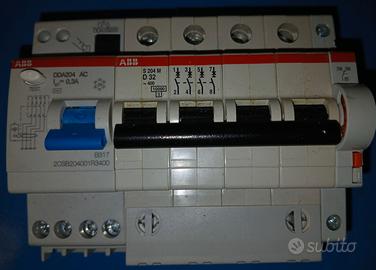 ABB interruttore differenziale 32A 0,3A