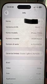 iPhone 17 pro max 256gb