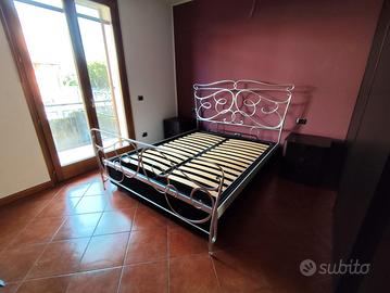 Letto matrimoniale Lipparini in ferro battuto