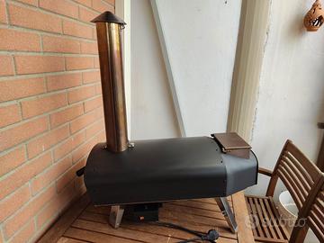 Forno a legna per pizza  Mimiuo in acciaio nuovo