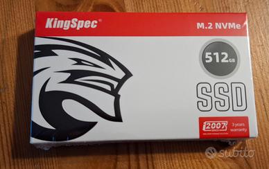  Kingspec NE M.2 NVMe 2242 PCIe 3.0  512GB - NUOVO