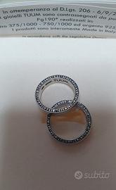 anello Tuum numero due argento 