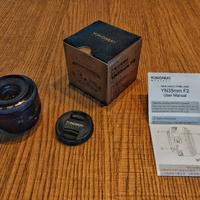 Obiettivo YONGNUO YN35mm F2 per Canon