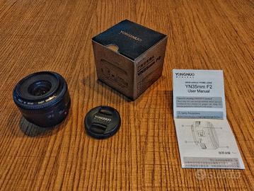 Obiettivo YONGNUO YN35mm F2 per Canon