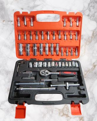 Set Chiavi a Bussola 53 Pezzi 1/4 Nuovo