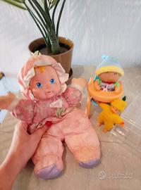 Lotto Bambole vintage playskool tondo rotondo 
