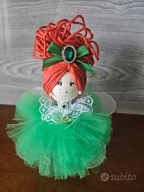 Bomboniera bambola battesimo matrimonio comunione 