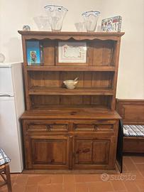 Magnifica Credenza Rustica in Legno Massello