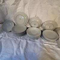 Set Piatti Porcellana + Insalatiera