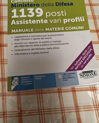 Manuale Concorso Ministero della Difesa