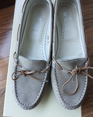 Mocassini Grünland beige in camoscio tg. 38