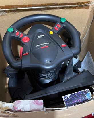 Nintendo 64 volante e pedaliera