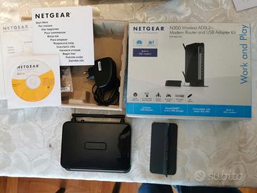 NETGEAR DGN2200 Modem Router Wi-Fi ADSL 802.11n