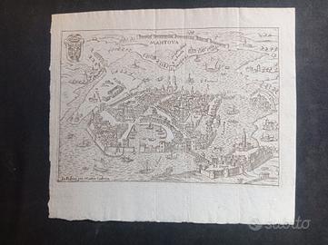 STAMPE ANTICHE  ("ITINERARIO  D'ITALIA" ED. 1688)