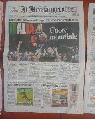 Il Messaggero Italia Campioni del Mondo 01 luglio