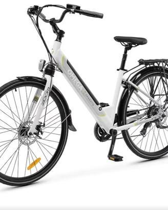 Bicicletta elettrica Argento Omega da donna
