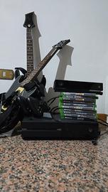 XBOX ONE + KINECT + 2 CONTROLLER + 2 GUITAR HERO