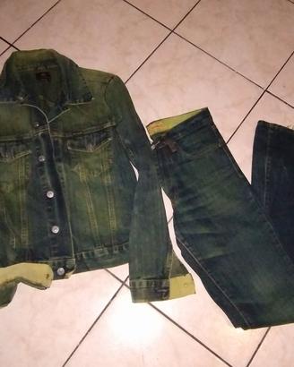 Completo jeans nr 42-44 Energie 1990