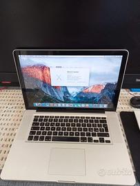 MacBook Pro A1286 senza alimentatore