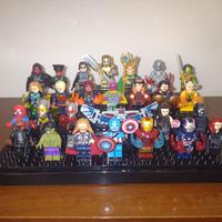 Minifigures Avengers e Super eroi