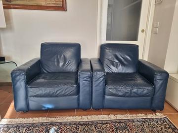 poltrone chateau d'ax in pelle