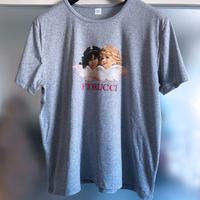 T-Shirt "Fiorucci" classic angels - Tg XXL grigia