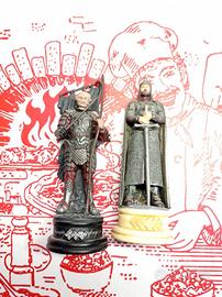 Scacchi action figures Signore degli Anelli piombo