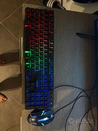 mouse e tastiera gaming