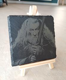 Signore degli Anelli Lord of ring Gandalf incision
