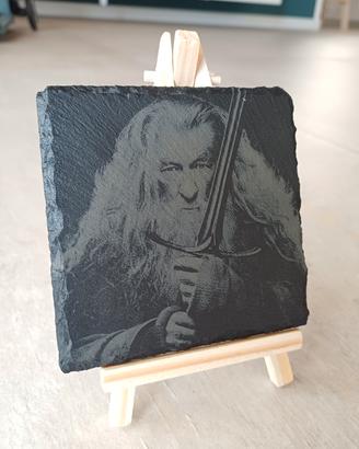 Signore degli Anelli Lord of ring Gandalf incision
