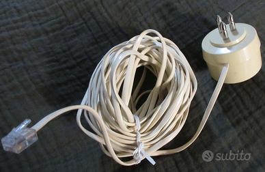 Quattro prolunghe telefoniche da tripolare a RJ-11