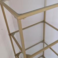 scaffale in vetro a 4 ripiani 