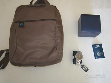 ZAINO-PIQUADRO LINEA-3+OROLOGIO FESTINA CLAS-METAL