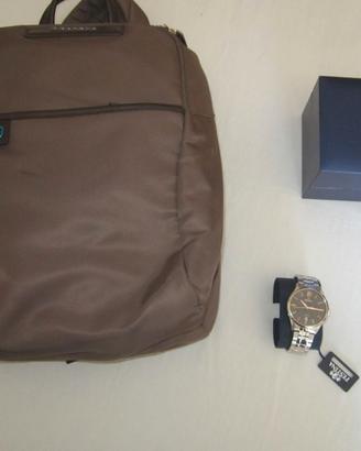 ZAINO-PIQUADRO LINEA-3+OROLOGIO FESTINA CLAS-METAL