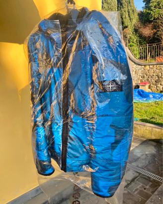 STONE ISLAND Reflective Camouflage Blu Taglia L🔝