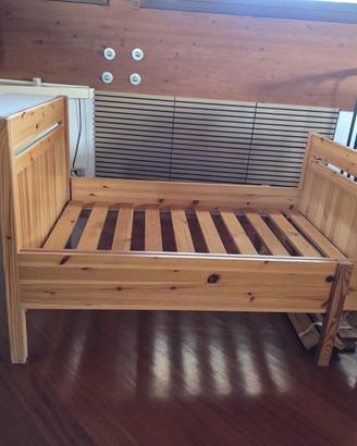 Letto allungabile IKEA + doghe+materasso