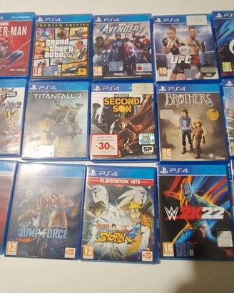15 VIDEOGIOCHI PS4 