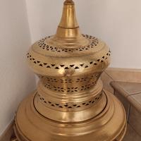 braciere in ottone e rame .