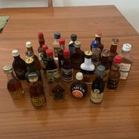 Bottigliette liquore mignon originali anni 60