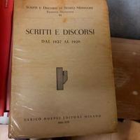 Libri scritti e discorsi di Benito Mussolini