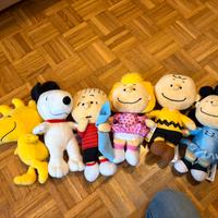 Peanuts collezione completa peluches