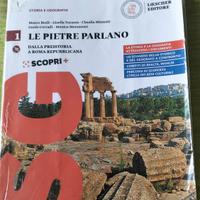 Libro di storia e geografia "Le pietre parlano 1" 