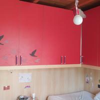 Camera da letto a ponte angolare