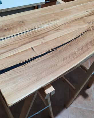 Top bagno in acacia 108x56 pronta consegna 