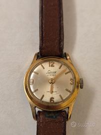 Orologio Lorenz da donna anni '60 placcato oro.