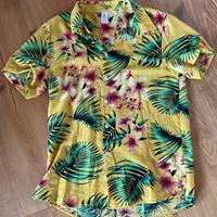 camicia maniche corte a fiori