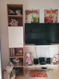 Libreria poggia tv